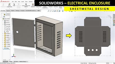 sheet metal box layout|sheet metal enclosure design.